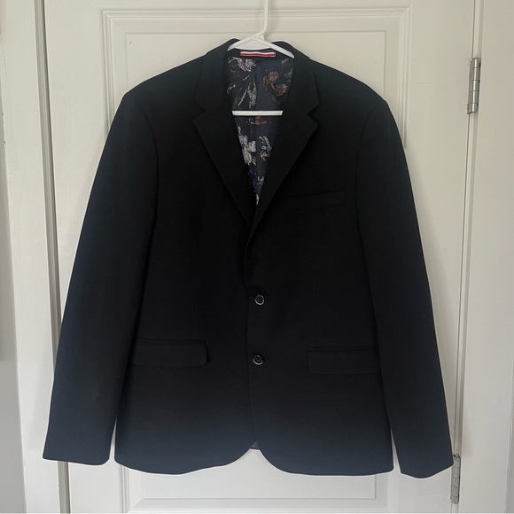 Soul Of London Black Suit Jacket & Pants